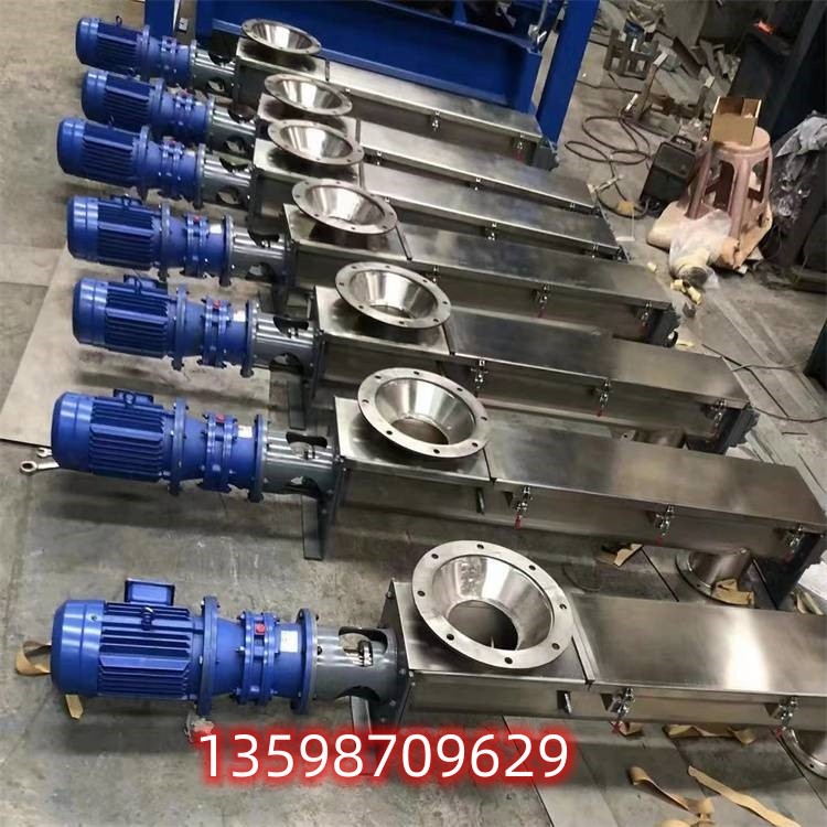 污泥蛟龍上料機垃圾內加襯板更耐磨使用長螺旋輸送機